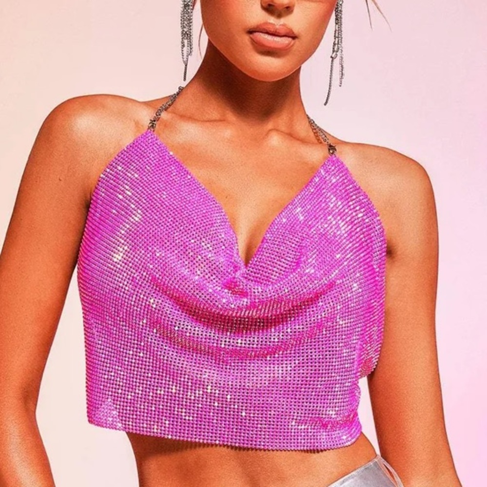 Metallic Mesh Top from Bella Barnett